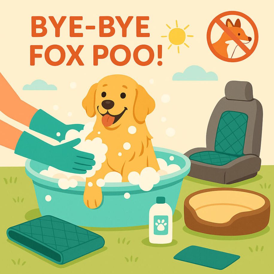 How to Get Rid of Fox Poo Smell on Dog