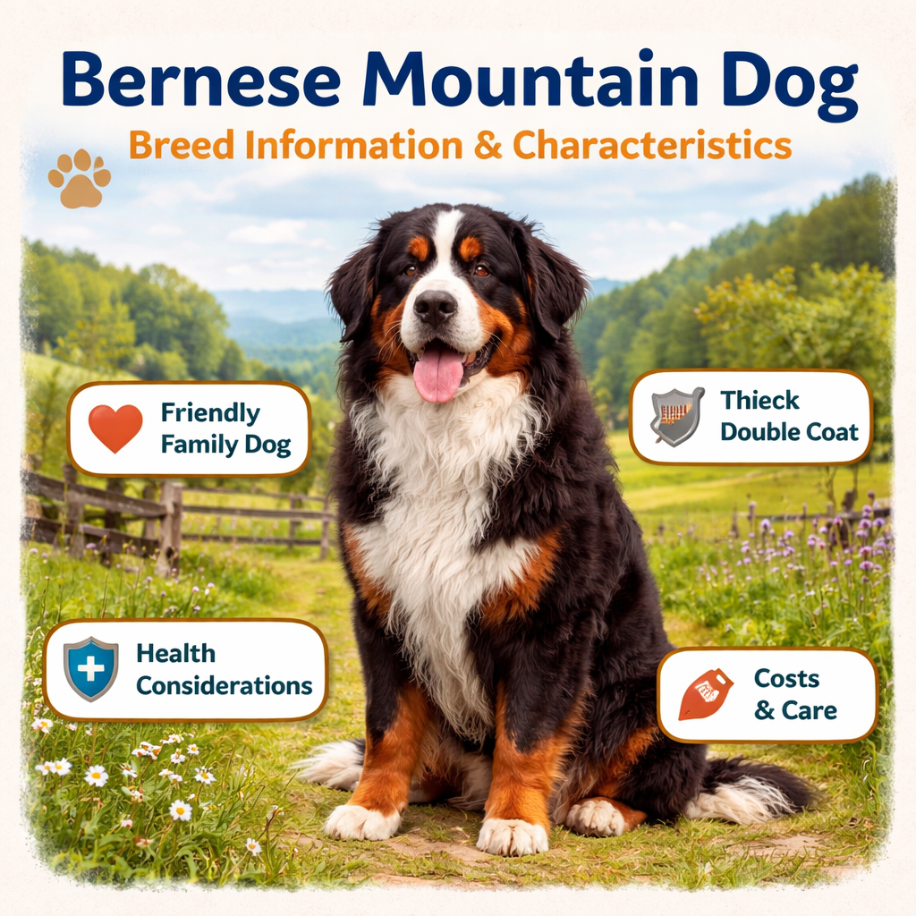 Bernese Mountain Dog Breed Information and Characteristics