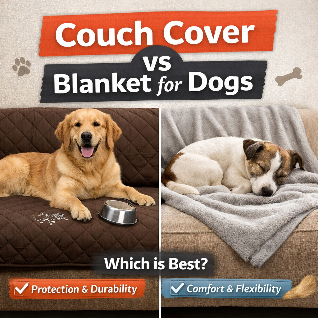 Couch Cover vs Blanket for Dogs