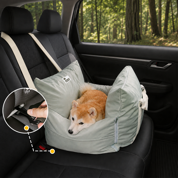Waterproof ISOFIX Dog Car Seat Bed - First Class