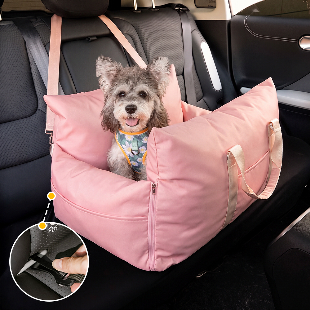Waterproof ISOFIX Dog Car Seat Bed - First Class