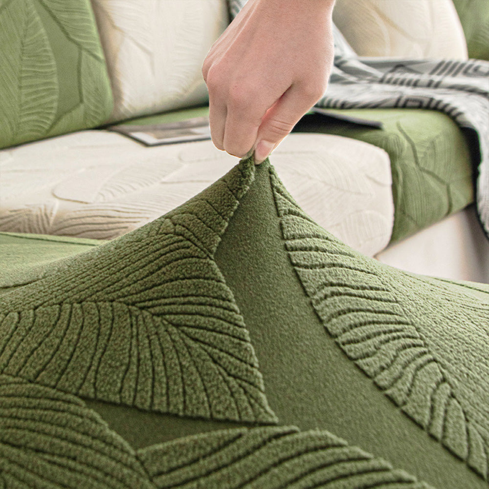 Jacquard Water-Repellent Anti-Scratch Stretch Outdoor Garden Sofa Cover