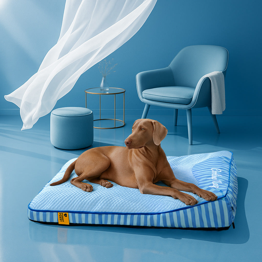 Large Washable Cooling Non-slip Outdoor Dog Mat - Cooling Nap