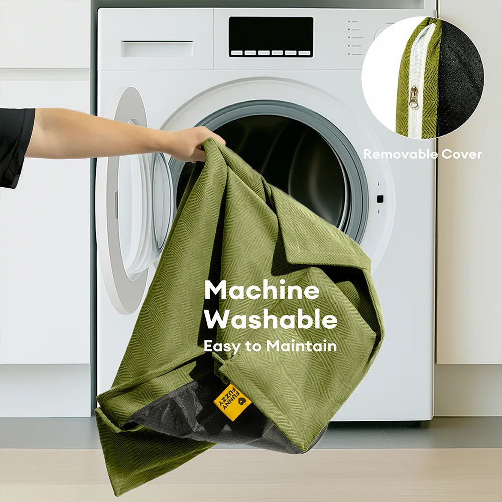 Orthopedic All-season Dual-layer Removable Dog Bed - Retro