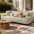 All Season Nordic Style Carved Plush Decorative Non-Slip Outdoor Garden Sofa Cover