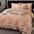 Premium Soft Stereoscopic Floral Trimmed Milk Velvet Bed Sheet Set