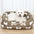 Plush Bone Pattern Square Deep Sleep Dog Bed