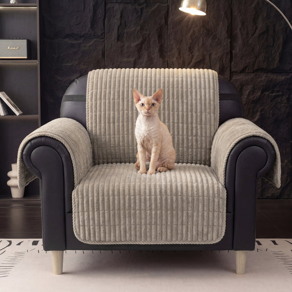 One-Piece Cozy Flannel Sofa Protection Non-Slip Outdoor Garden Sofa Cover