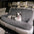 Waterproof Ribbed Plush Bolster Dog Car Seat Bed & Safety Tethers