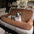 Waterproof Ribbed Plush Bolster Dog Car Seat Bed & Safety Tethers