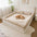Plush Ribbed Bolster Fitted Sheet Mattress Cover - Cozy Nest