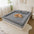 Plush Ribbed Bolster Fitted Sheet Mattress Cover - Cozy Nest