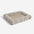 SnugNest Textured Stripe Orthopedic Dog Bed for Crate