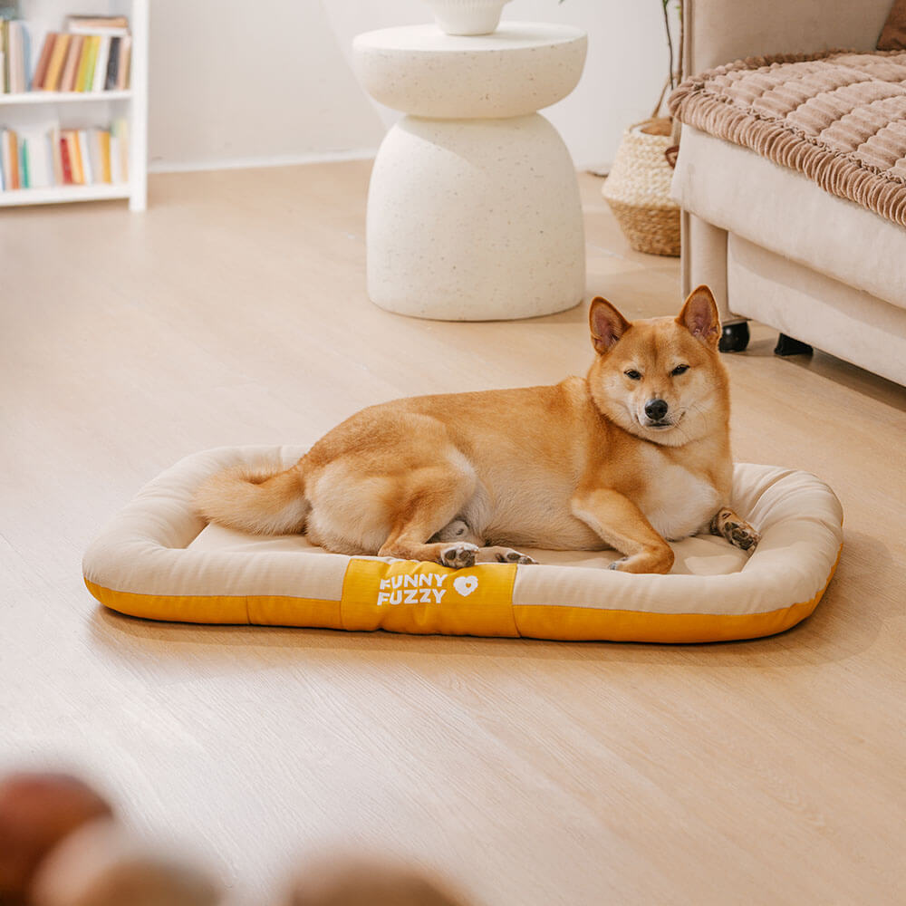 Outdoor Waterproof & Scratch-Resistant Colour-blocked Orthopaedic Dog Mat - Trek Lounge