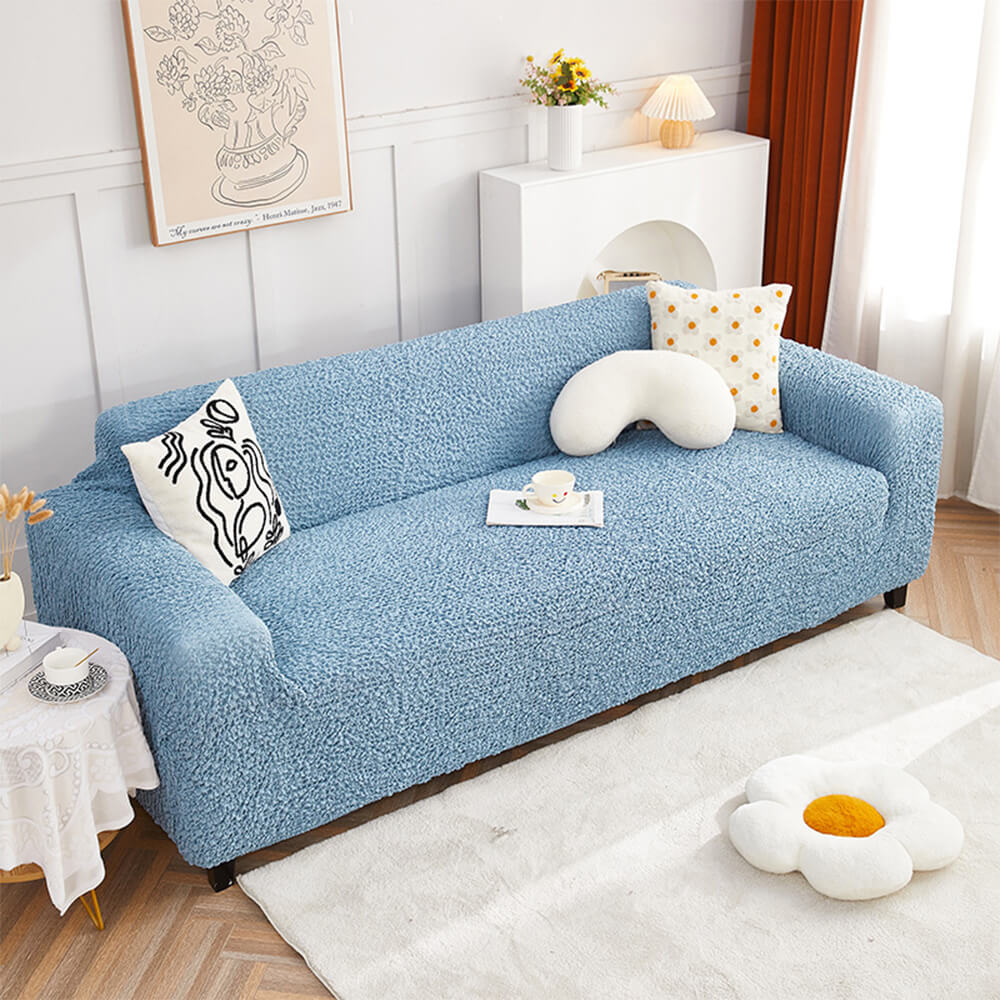 All-Season Cloud Bubble Textured Stretch Full-Cover Sofa Cover