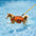 Adjustable Dog Life Jacket with Reflective Strips for Medium and Large Dogs