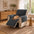 One-Piece Flannel Non-Slip Recliner Sofa Cover with Elastic Straps - Cozy Nest