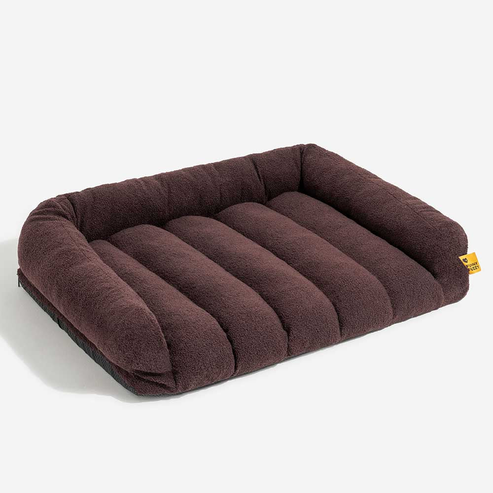 Large Soft Supportive Headrest Orthopaedic Cat Bolster Bed - Cloudy Napper