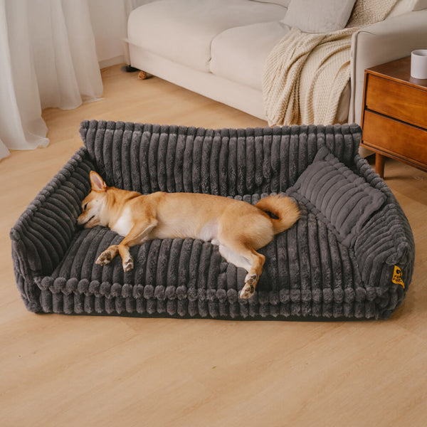 Large Washable Fluffy Orthopaedic Soft Dog Pillow Dog Sofa Bed - Home Office