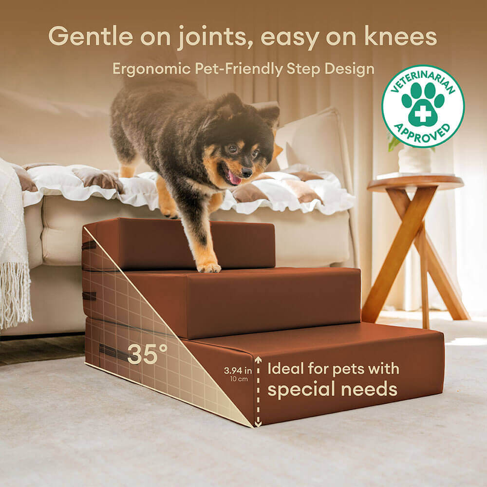 Waterproof Washable PU Leather Modular Multi-Level Pet Steps