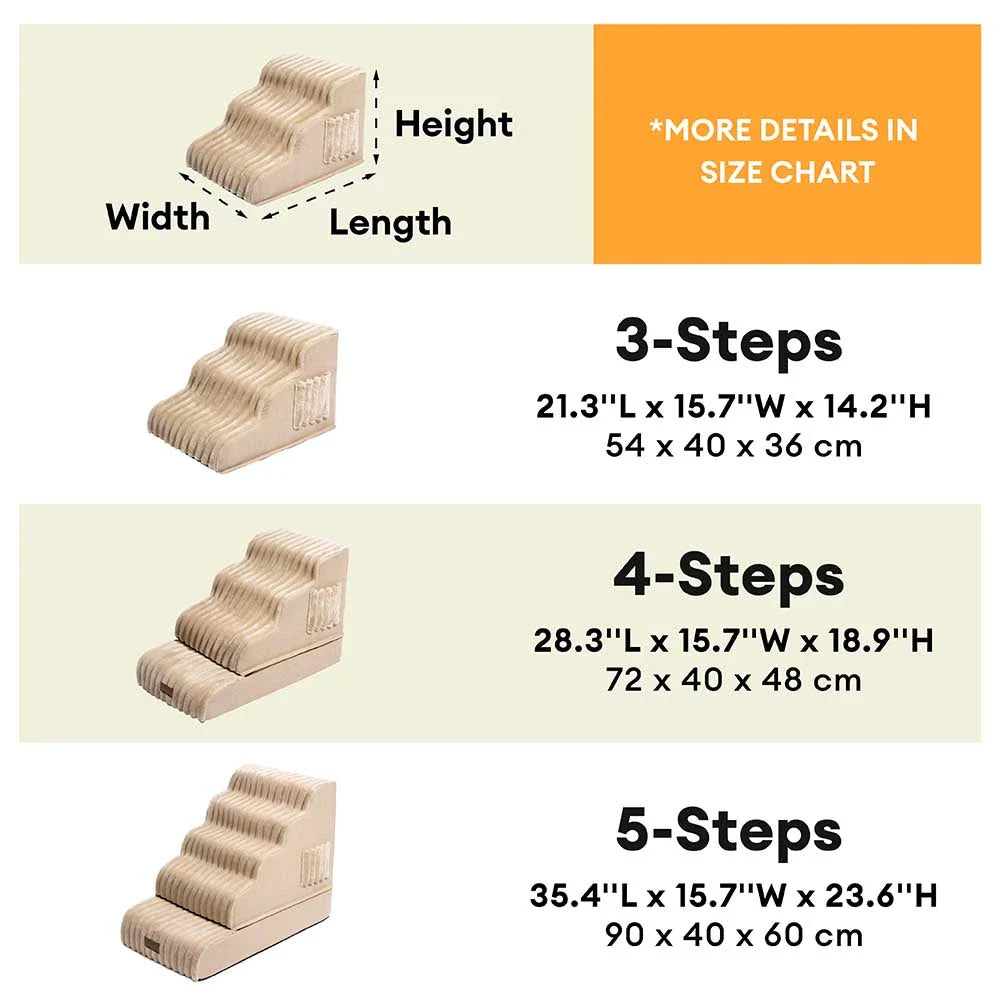 2 in 1 Fluffy Plush Sponge Detachable Pet Step＆Bed - CreamyRamp