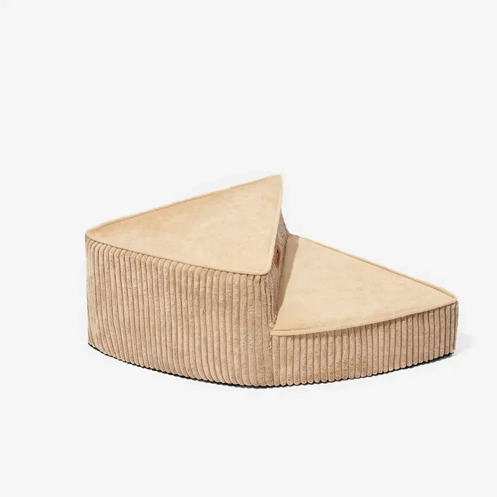 Cosy Corduroy Joint-Friendly Removable Spiral Pet Steps - CreamyStep