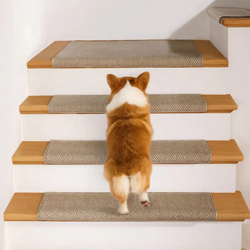 Non-slip All-season Adhesive-Grip Stair Treads - Retro