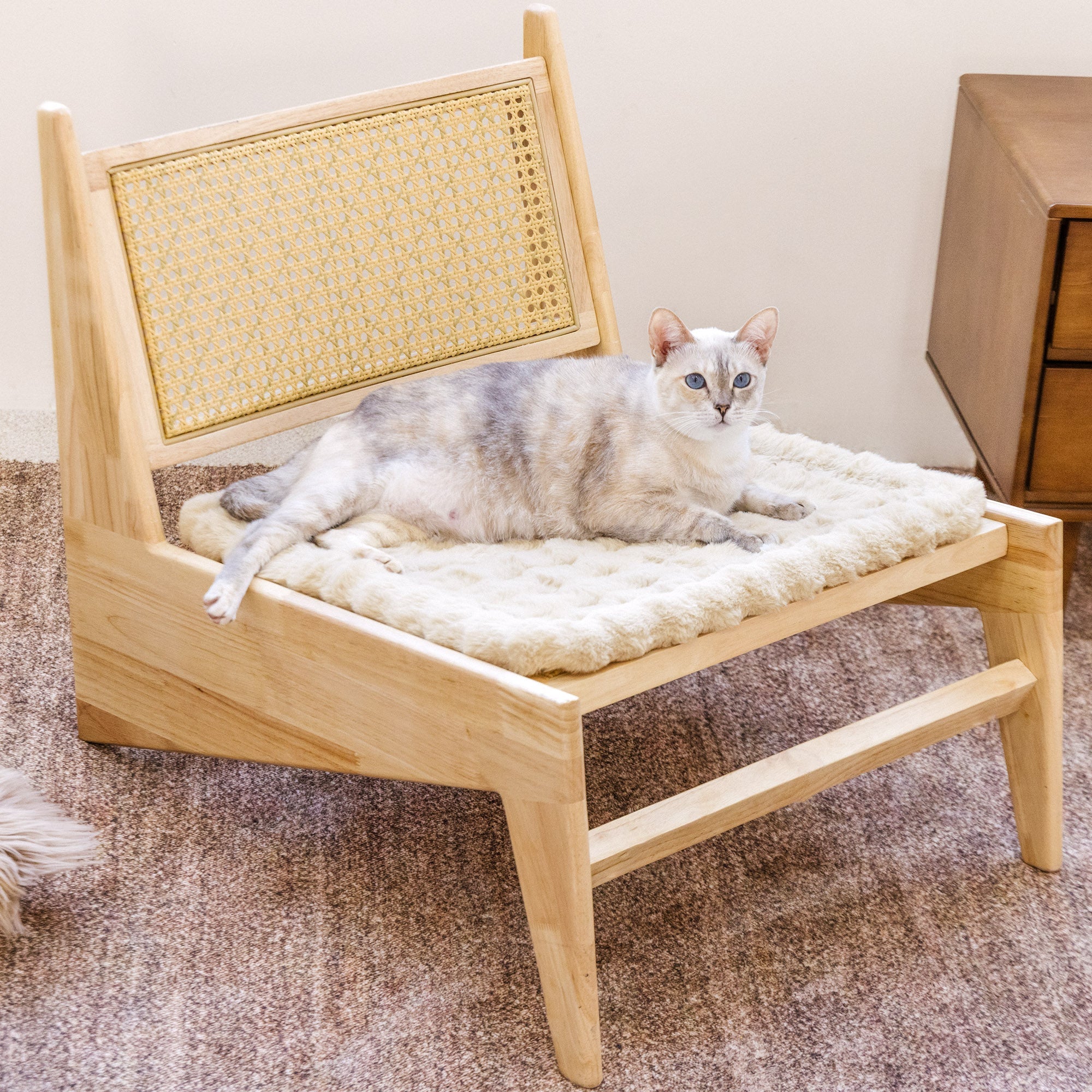 Fluffy Plush Faux Fur Warm Pet Mat Non-slip Sofa Cover