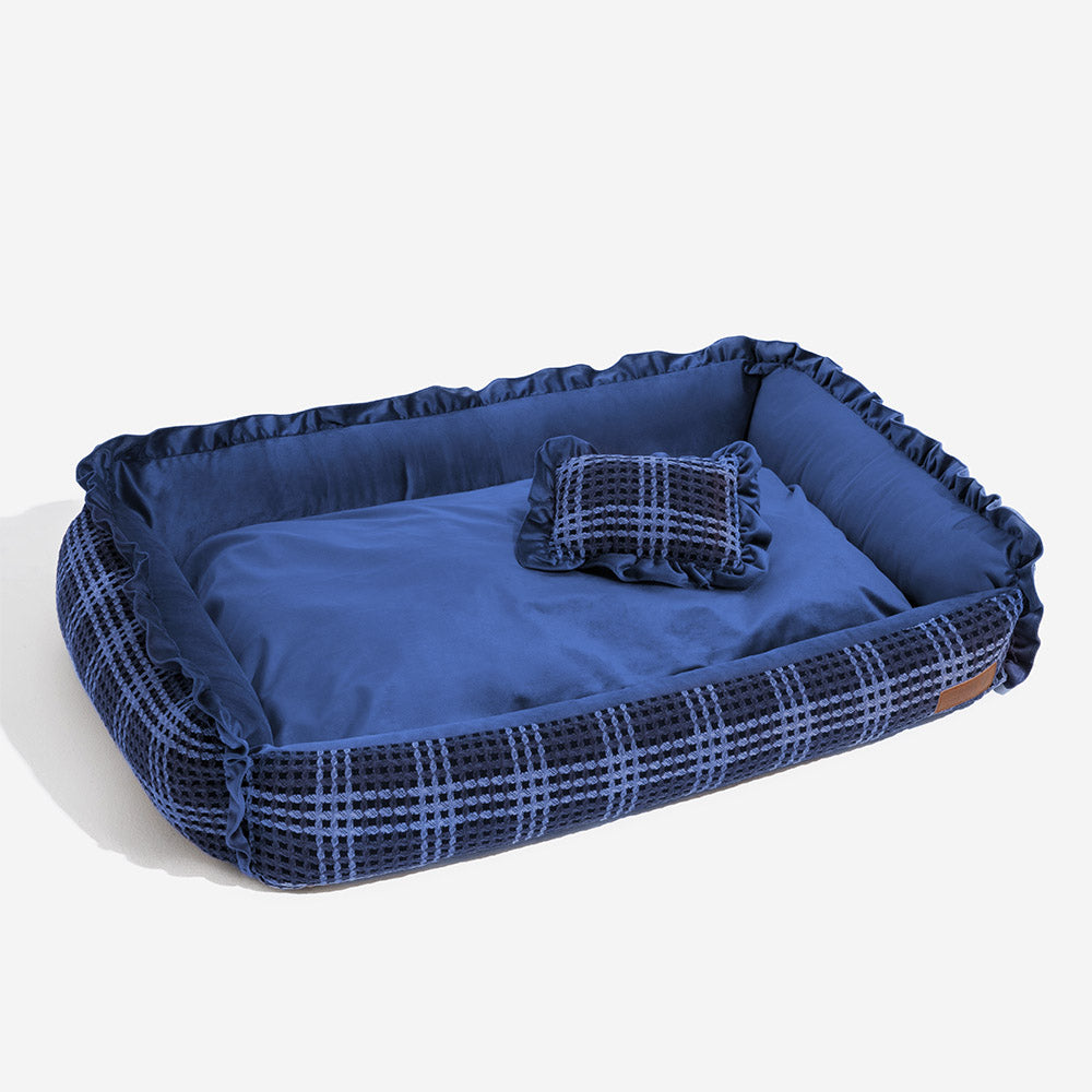 Classic Luxury Washable Cosy Bolster Dog Bed- Bliss Napper