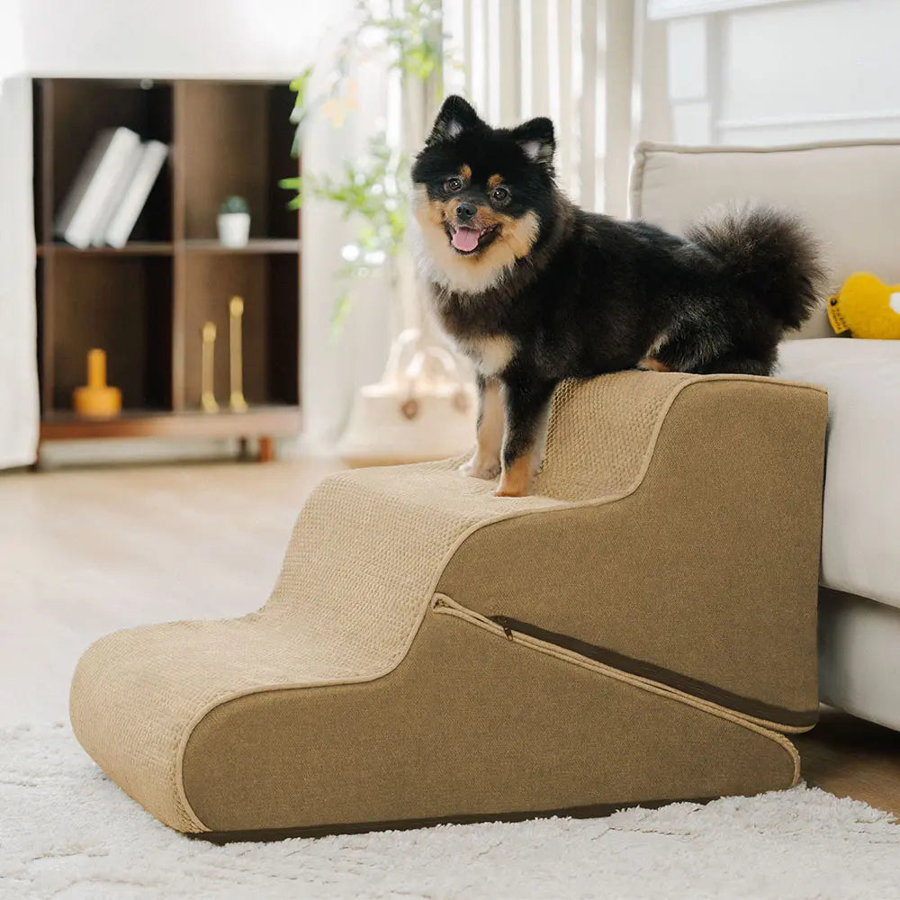 Multifunctional 2-in-1 Foldable Dog Steps with Ramp Mode