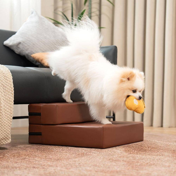 Waterproof Washable PU Leather Modular Multi-Level Pet Steps