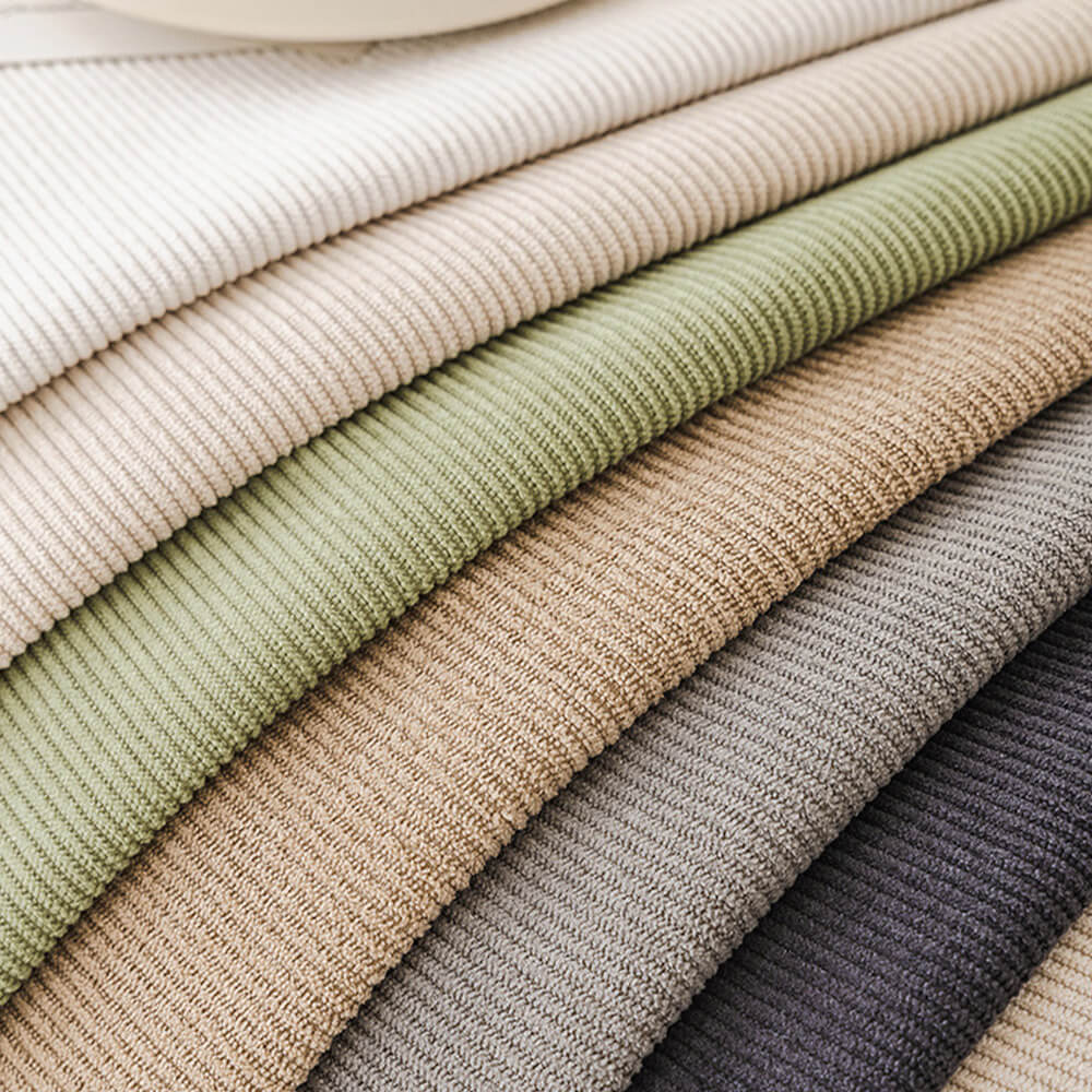 All-Season Waterproof Anti-Scratch Soft Corduroy Sofa Cover with Pom-poms