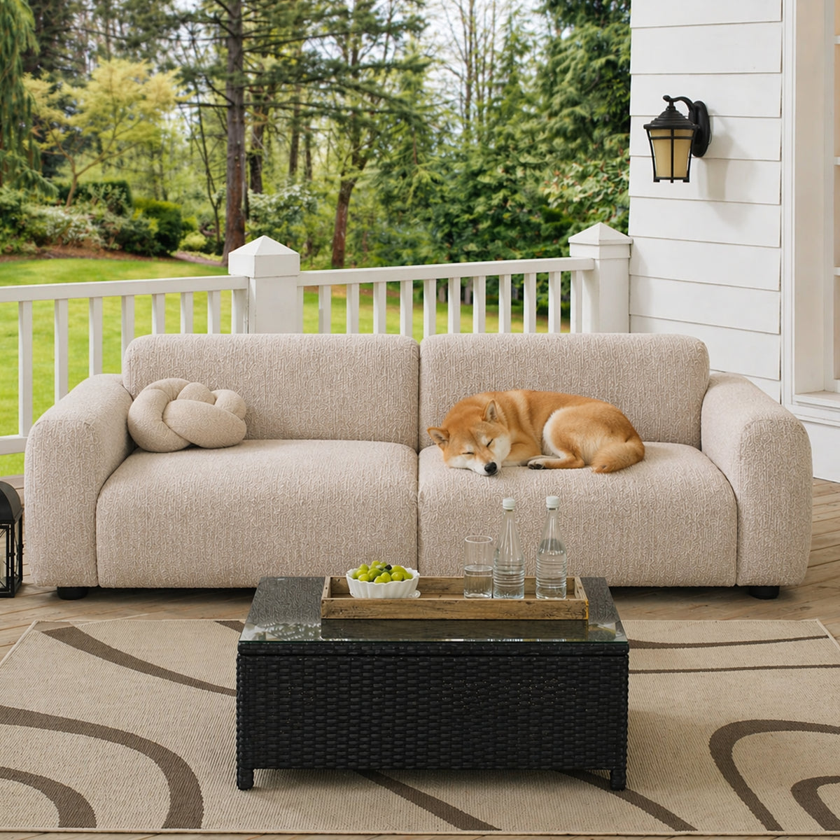 Elegant Chenille All-Seasons Anti-Scratch Sofa Full Wrap Stretch Sofa Cover