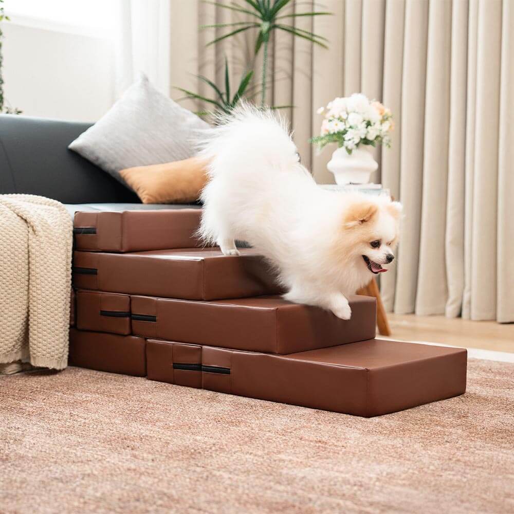 Waterproof Washable PU Leather Modular Multi-Level Pet Steps