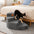 Cozy Corduroy Joint-Friendly Removable Spiral Pet Stairs - Pet-Friendly Bedroom