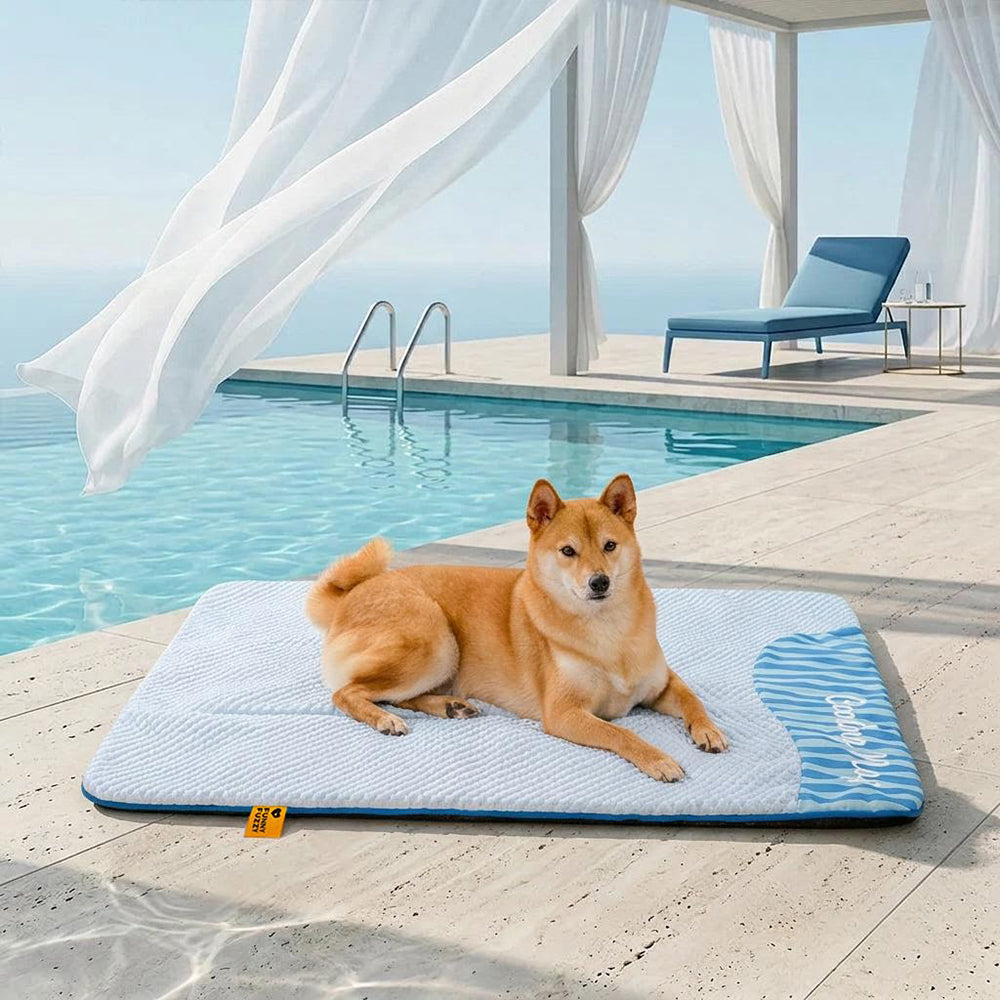 Large Washable Cooling Non-slip Dog Mat - Cooling Nap