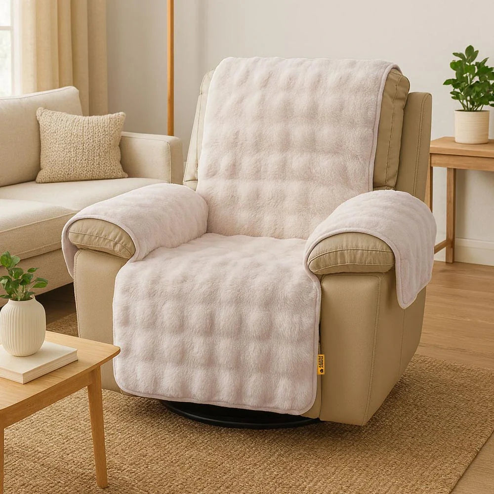 Water-resistant Fluffy Soft Furniture Protector Sofa Cover-EverDry