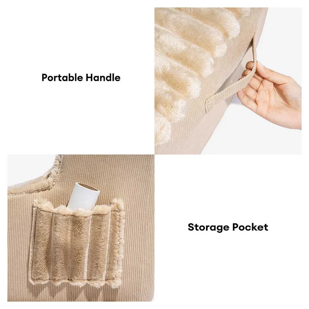 2 in 1 Fluffy Plush Sponge Detachable Pet Step＆Bed - CreamyRamp