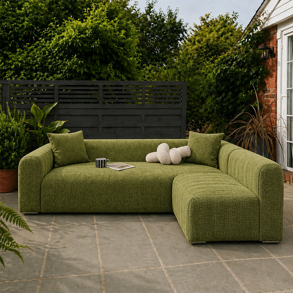 Herringbone Scratch-Resistant Full Coverage Strectch Sofa Protection Outdoor Garden Sofa Cover