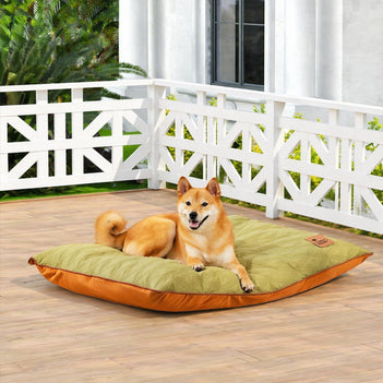 Luxury Water-repellent Dual-Sided Calming Garden Outdoor Dog Mat Bed