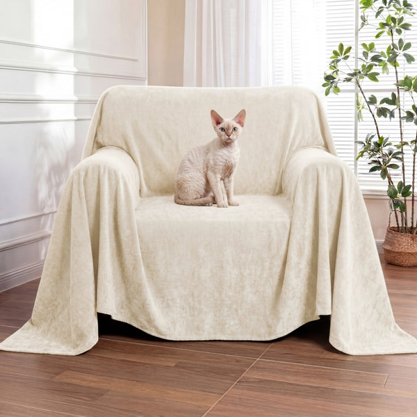 Soft and Waterproof Scratch-Resistant Sofa Cover Sofa Throw Armchair Cover