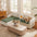 Lazy Soft Flannel Breathable Pet Mat Non-slip Corner Couch Cover