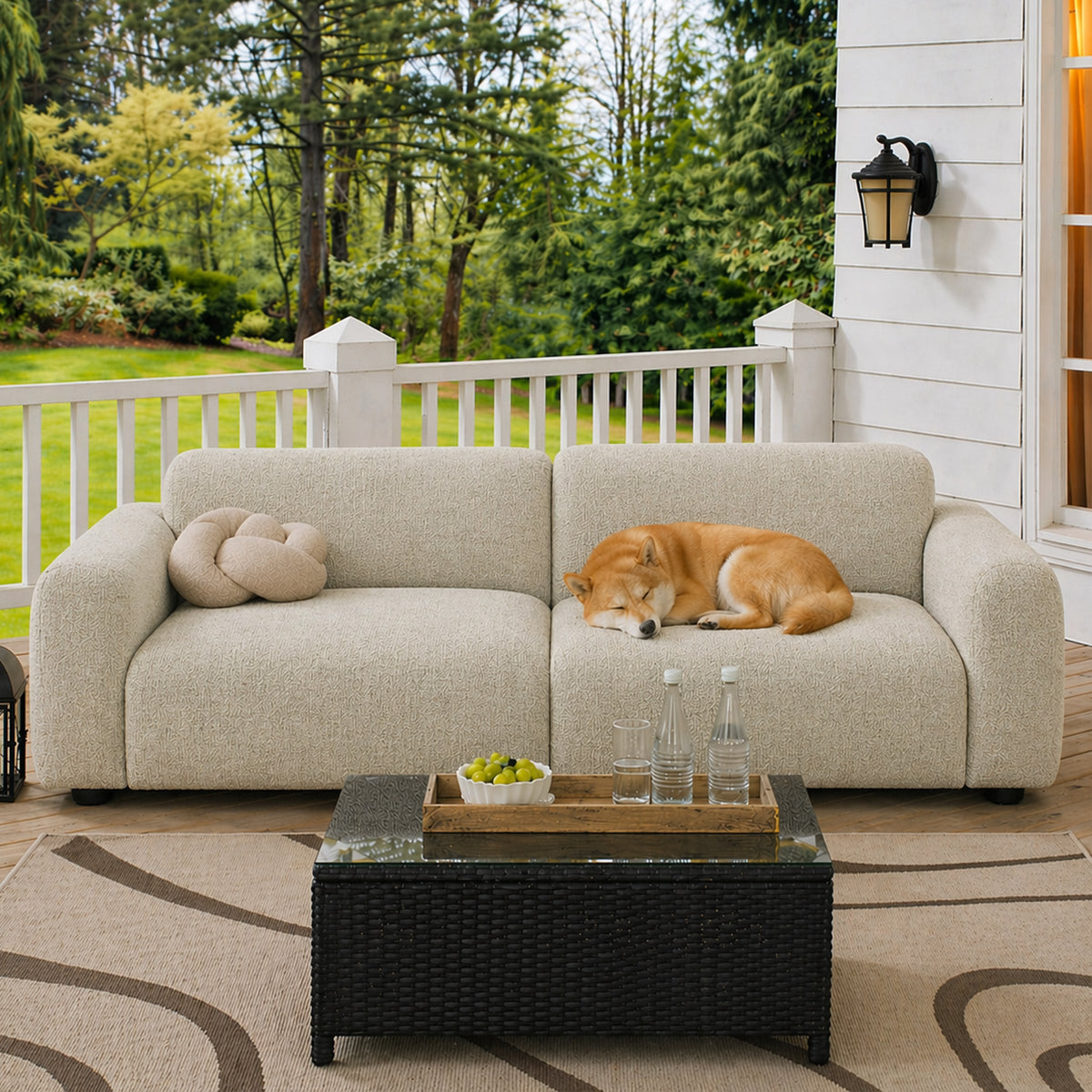 Elegant Chenille All-Seasons Anti-Scratch Sofa Full Wrap Stretch Sofa Cover
