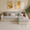 All-Season Breathable Chenille Scratch-Resistant Sofa Protection Corner Couch Cover