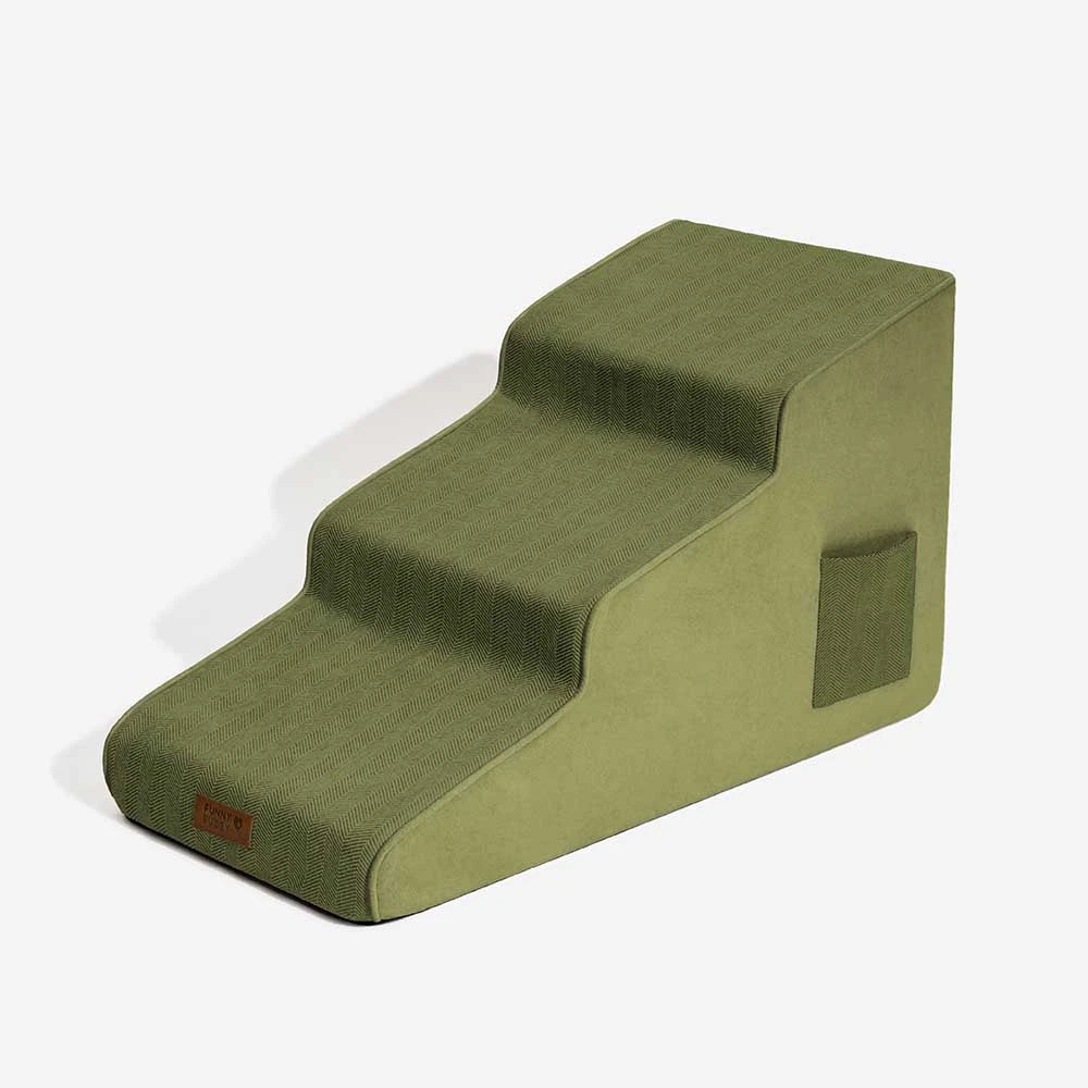 Chenille Extra Wide Non-Slip Removable Sponge Pet Steps - SafeRamp