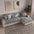 Waterproof Antimicrobial Simple Chenille Fabric Anti-scratch  Corner Couch Cover
