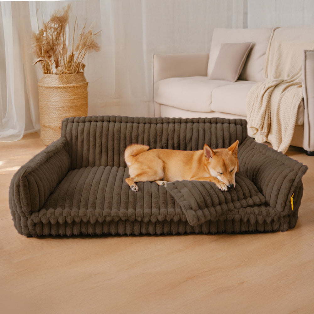Orthopedic Dog Sofa Bed With Pillow-Snoozy Dream