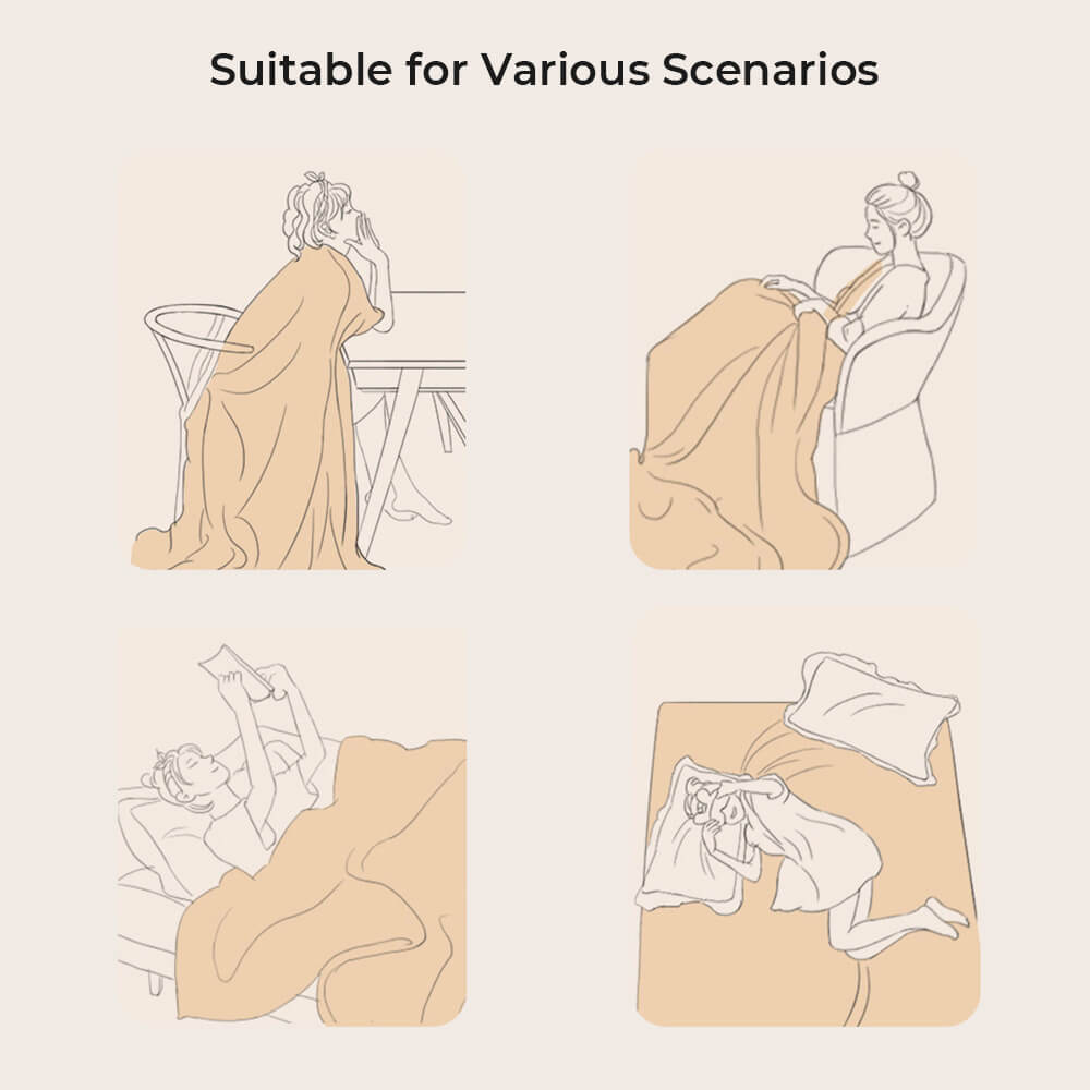 Cream Chenille Textured Pet-Friendly Anti-Scratch Throw Sofa Cover