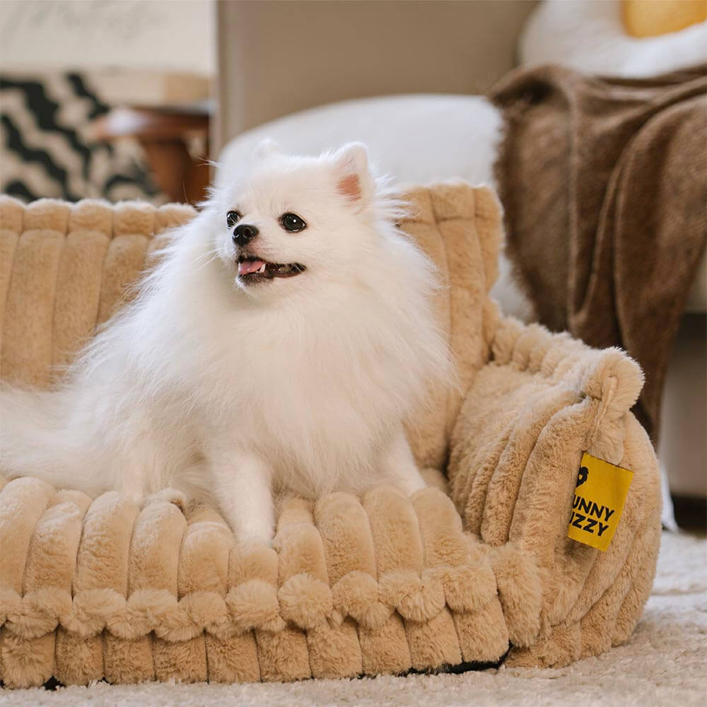 Large Washable Fluffy Orthopaedic Soft Dog Pillow Dog Sofa Bed - Home Office