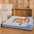 Extra Large Cooling Washable Rectangle Orthopaedic Dog Bed - Pet-Friendly Bedroom